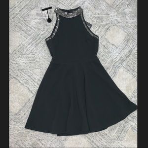 New with Tags Black Skater Dress